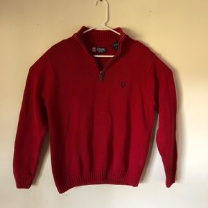 Chaps 1/4 Zip Sweater